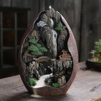 Backflow Incense Burner, Resin, handmade, for home and office & durable, 210x105x300mm, Sold By PC