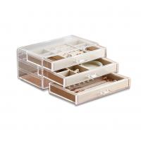Multifunctional Jewelry Box, Plastic, three layers, more colors for choice, 240x135x110mm, Sold By PC