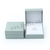 Cardboard Jewelry Set Box PU Leather durable fuchsia Sold By PC