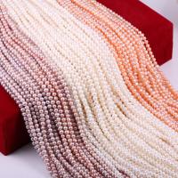 Cultured Button Freshwater Pearl Beads, DIY & different size for choice, more colors for choice, Sold By Strand