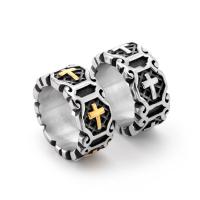Другое кольцо для мужчин, титан, Другое покрытие, разный размер для выбора & Мужский, Много цветов для выбора, 11x3.50mm, продается PC