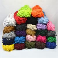 Cotton Cord, fashion jewelry & DIY, more colors for choice, 5mm, 90m/Spool, Sold By Spool