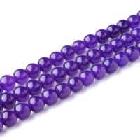 Purple Χαλκηδόνας, DIY & διαφορετικό μέγεθος για την επιλογή, περισσότερα χρώματα για την επιλογή, Sold Per Περίπου 15 inch Strand