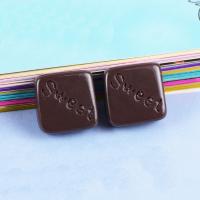 Mobile Phone DIY Decoration Resin with Plastic Chocolate epoxy gel 16mm Sold By Bag