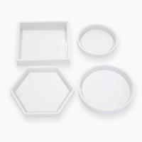 DIY Epoxy Mold Set Silicone for Coaster Mold plated durable Sold By PC