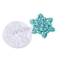 DIY Epoxy Mold Set Silicone Snowflake for Jewelry Pendant Making plated durable Sold By PC