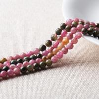 Turmalin Perle, rund, DIY & verschiedene Größen vorhanden, verkauft von Strang