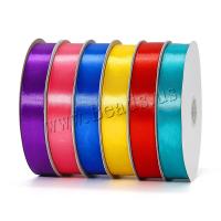 Polyester Ribbon, plated, durable & breathable, more colors for choice, 25mm, 100Yard/Spool, Sold By Spool