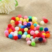 Polyester DIY Plush Balls, with Cashmere, different size for choice, more colors for choice, Sold By Bag