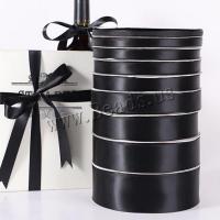 Polyester Ribbon, plated, durable & breathable & different size for choice, black, Sold By Spool
