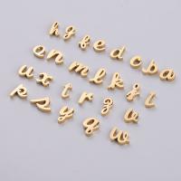 Stainless Steel Beads, Alphabet Letter, more colors for choice, 3mm, Sold By PC