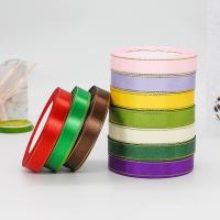 Polyester Ribbon, plated, breathable, more colors for choice, 15mm, 22m/Spool, Sold By Spool