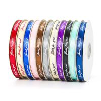 Polyester Ribbon, plated, durable & fashion jewelry, more colors for choice, 10mm, 45m/Spool, Sold By Spool