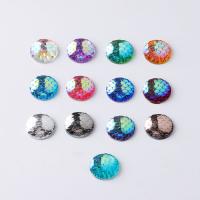 Rhinestone Clay Pave Cabochon, Resin Rhinestone, more colors for choice, nickel, lead & cadmium free, 14mm, 100PCs/Bag, Sold By Bag