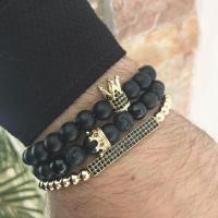 Abrazine Stone bracelet, bijoux de mode & styles différents pour le choix, plus de couleurs à choisir, 16-25cm, Vendu par fixé