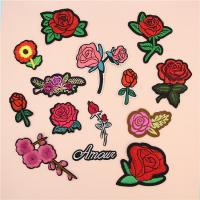 Sewing on Patch Cloth Rose DIY Sold By Lot