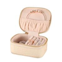 Multifunctional Jewelry Box, PU Leather, with Velveteen, portable & Mini & crocodile grain & waterproof, more colors for choice, 95x70x45mm, Sold By PC