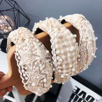 Hair Bands pearl with Lace Bowknot Korean style & for woman Approx 1.5mm Sold By PC