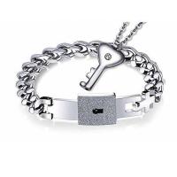 Couple Bracelet and Bangle, Titanium Steel, durable, more colors for choice, Sold By PC