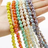 Lampwork Beads, DIY & faceted, more colors for choice, 8mm, Approx 70PCs/Strand, Sold Per Approx 22 Inch Strand