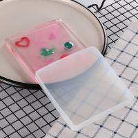 DIY Epoxy Mold Set Silicone Square for Coaster Mold plated durable clear 105*105mm，59*59mm Sold By PC