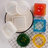 DIY Epoxy Mold Set Silicone Cube & Rhombus & Nest Mold for Ashtray Making plated durable clear Sold By PC