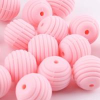 Beads silicone, Roda, para crianças, Mais cores pare escolha, 15mm, 100PCs/Lot, vendido por Lot