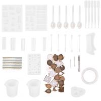 DIY Epoxy Mold Set, Silicone, plated, durable, Sold By Set