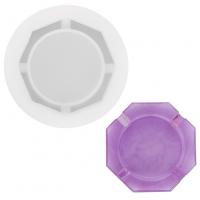 DIY Epoxy Mold Set Silicone Octagon for Ashtray Mold plated durable Sold By PC
