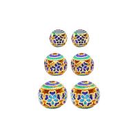 Cloisonne Beads Round Mini & Washable & cute Sold By Bag