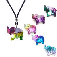 Glass Pendant, Elephant, stoving varnish, DIY, more colors for choice, 18mm, 20PCs/Lot, Sold By Lot