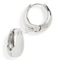 Brass Huggie Hoop Earring plated for woman 20mm Sold By Pair