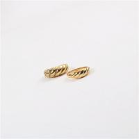 Edelstahl Ringe, goldfarben plattiert, verschiedene Größen vorhanden & verschiedene Stile für Wahl & für Frau, metallische Farbe plattiert, verkauft von PC