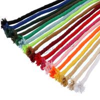 Przewód bawełniany, Bawełna, Powlekane, Zrównoważonego & Oddychająca, dostępnych więcej kolorów, 5mm, 90m/wiele, sprzedane przez wiele