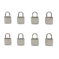 Stainless Steel Pendants, Lock, plated, DIY & different size for choice, metallic color plated, 30PCs/Lot, Sold By Lot
