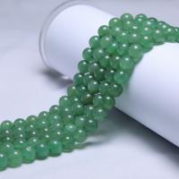 Natural Aventurine Beads Green Aventurine Round polished DIY 40cmuff0c4-12mm Sold By Strand