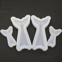 DIY Epoxy Mold Set, Silicone, Mermaid tail, plated, durable & different styles for choice, more colors for choice, Sold By PC