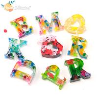 DIY Epoxy Mold Set, Silicone, Alphabet Letter, plated, durable, Sold By Set
