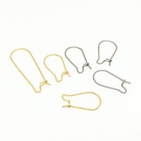 Stainless Steel Hook Earwire, plated, fashion jewelry & different size for choice & for woman, more colors for choice, Sold By PC