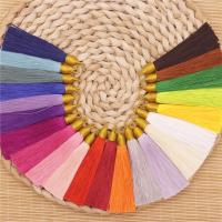 Decorative Tassel, Polyester, fashion jewelry & DIY, more colors for choice, 78.80mm, Hole:Approx 3mm, Sold By PC