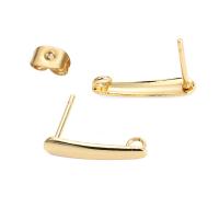 Stainless Steel Earring Stud Component plated fashion jewelry & for woman 15mmuff0c20mm Sold By Bag