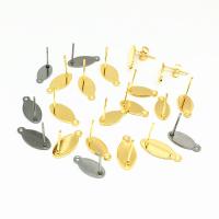 Edelstahl Ohrring Stecker, plattiert, Modeschmuck & DIY & verschiedene Größen vorhanden, keine, verkauft von PC