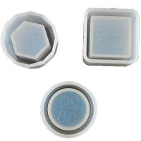DIY Epoxy Mold Set, Silicone, Hexagon, plated, durable, more colors for choice, 55x37mm, Sold By PC