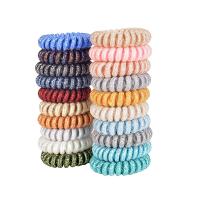 Phone Wire Hair Elastic, Cloth, handmade, Korean style & for woman, more colors for choice, 80mm, Sold By PC