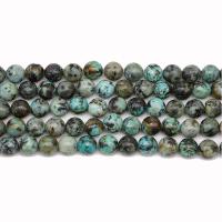 Türkis Perlen, Naturstein, mit Türkis, poliert, nachhaltiges & Mini & DIY & verschiedene Größen vorhanden, verkauft von Strang