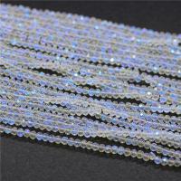 Bicone Crystal perle, Kristal, možete DIY & različite veličine za izbor & različitih stilova za izbor, Crystal Aurora Boreale, Rupa:Približno 1.6mm, 10pramenovi/Torba, Prodano By Torba
