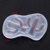 DIY Epoxy Mold Set, Silicone, Opuntia Stricta, plated, durable, 86x52x17mm, Sold By PC