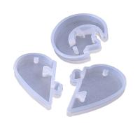 DIY Epoxy Mold Set, Silicone, Heart, plated, durable & different styles for choice, more colors for choice, Sold By PC