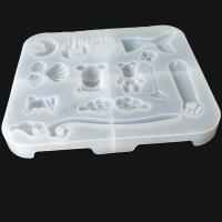 Juego de moldes de epoxi DIY, silicona, Oso, chapado, Sostenible, 200x180x22mm, Vendido por UD
