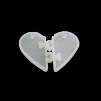 DIY Epoxy Mold Set, Silicone, Heart, plated, durable, 45x33x6mm, Sold By PC